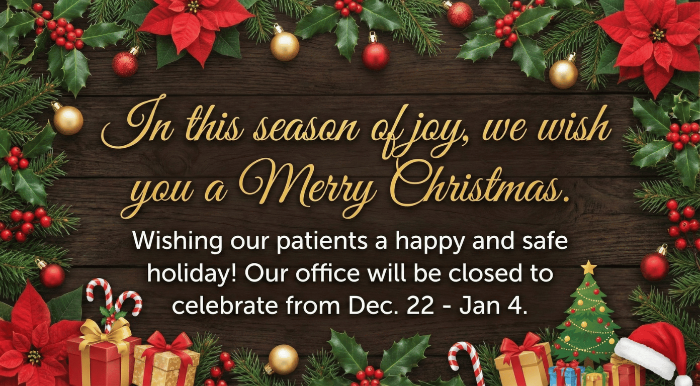 Christmas Closing Message